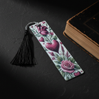 Gothic Hearts Bookmark Detail