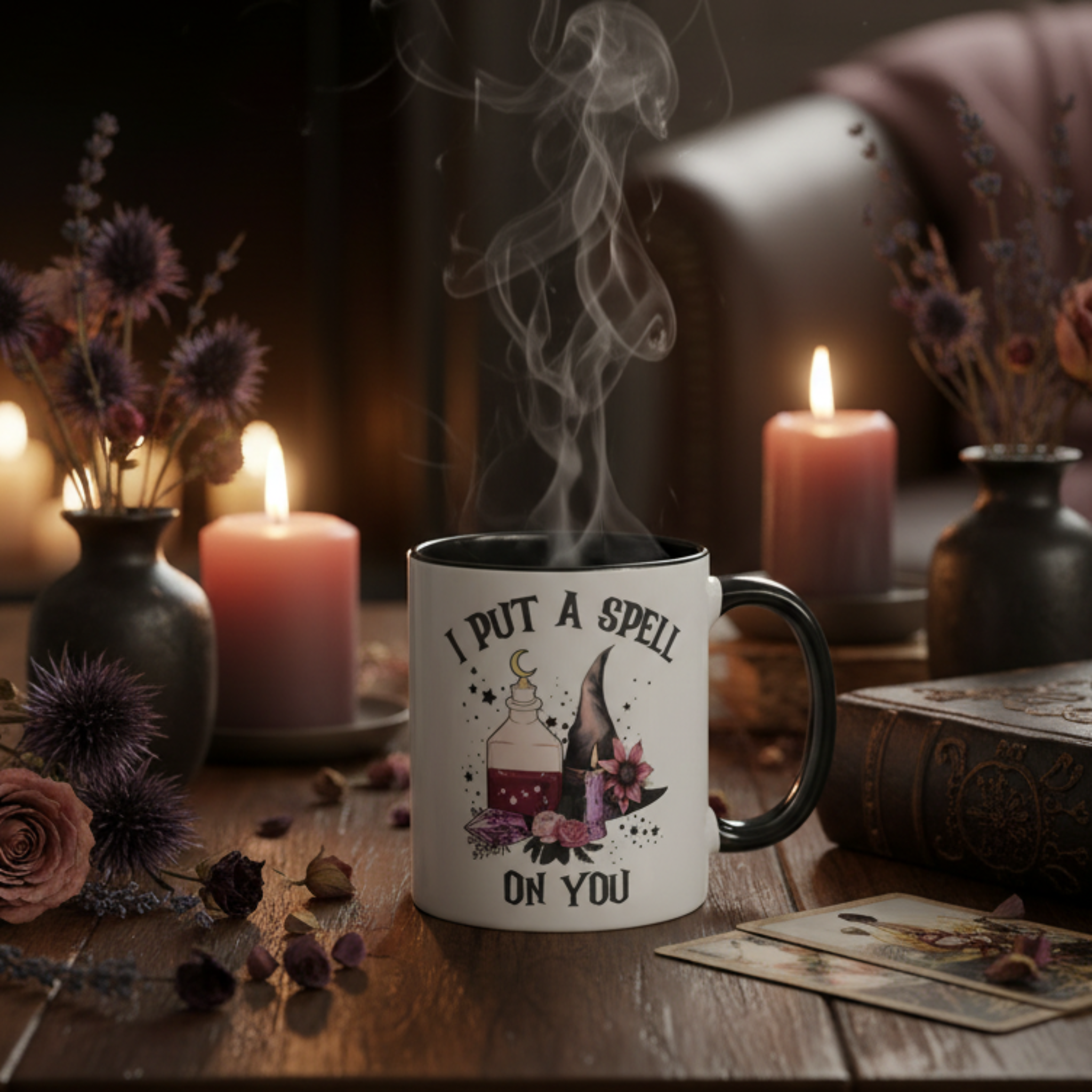 I Put a Spell on You mug lifestyle