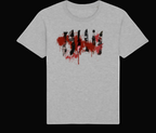 Horror Slasher Graphic T-Shirt in Grey