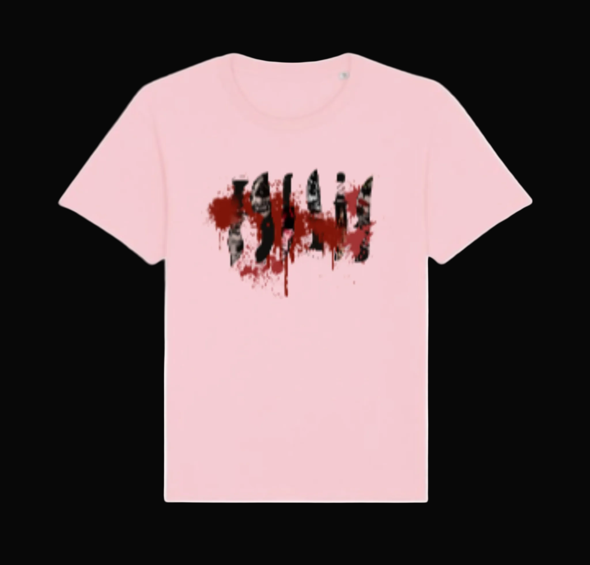 Horror Slasher Graphic T-Shirt in Pink