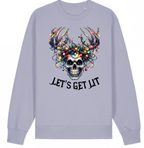 Let's Get Lit Sweatshirt - Gothic Christmas Jumper | Dark Festive Holiday Fashion