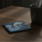 Magical Night Mushroom Coaster lifestyle image