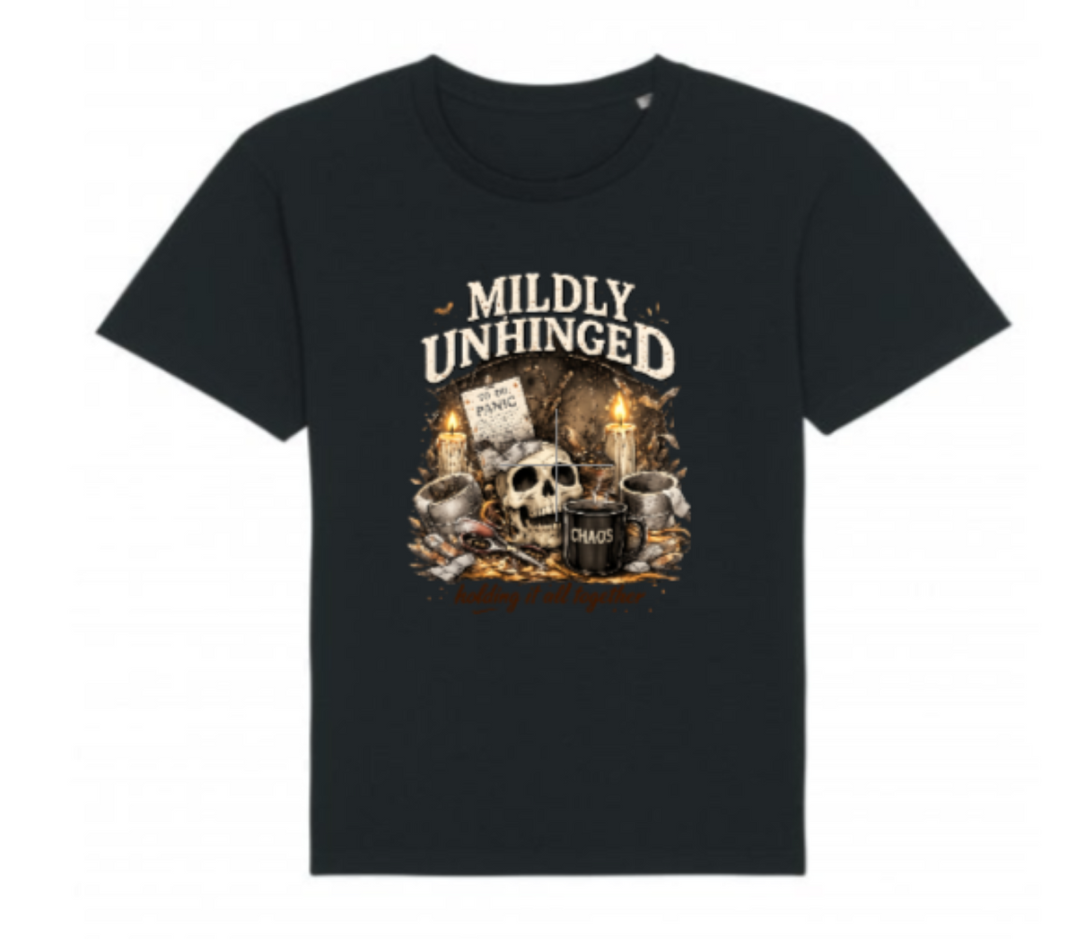Mildly Unhinged T-Shirt in Black
