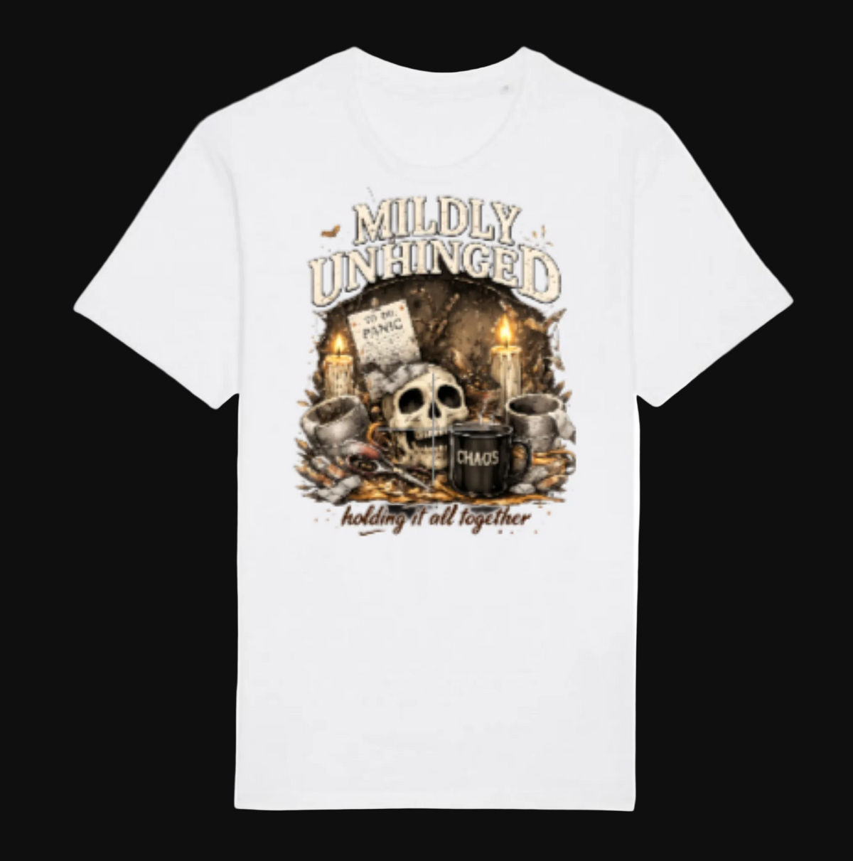 Mildly Unhinged T-Shirt in White