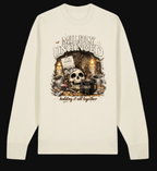 Mildly Unhinged sweatshirt in cream