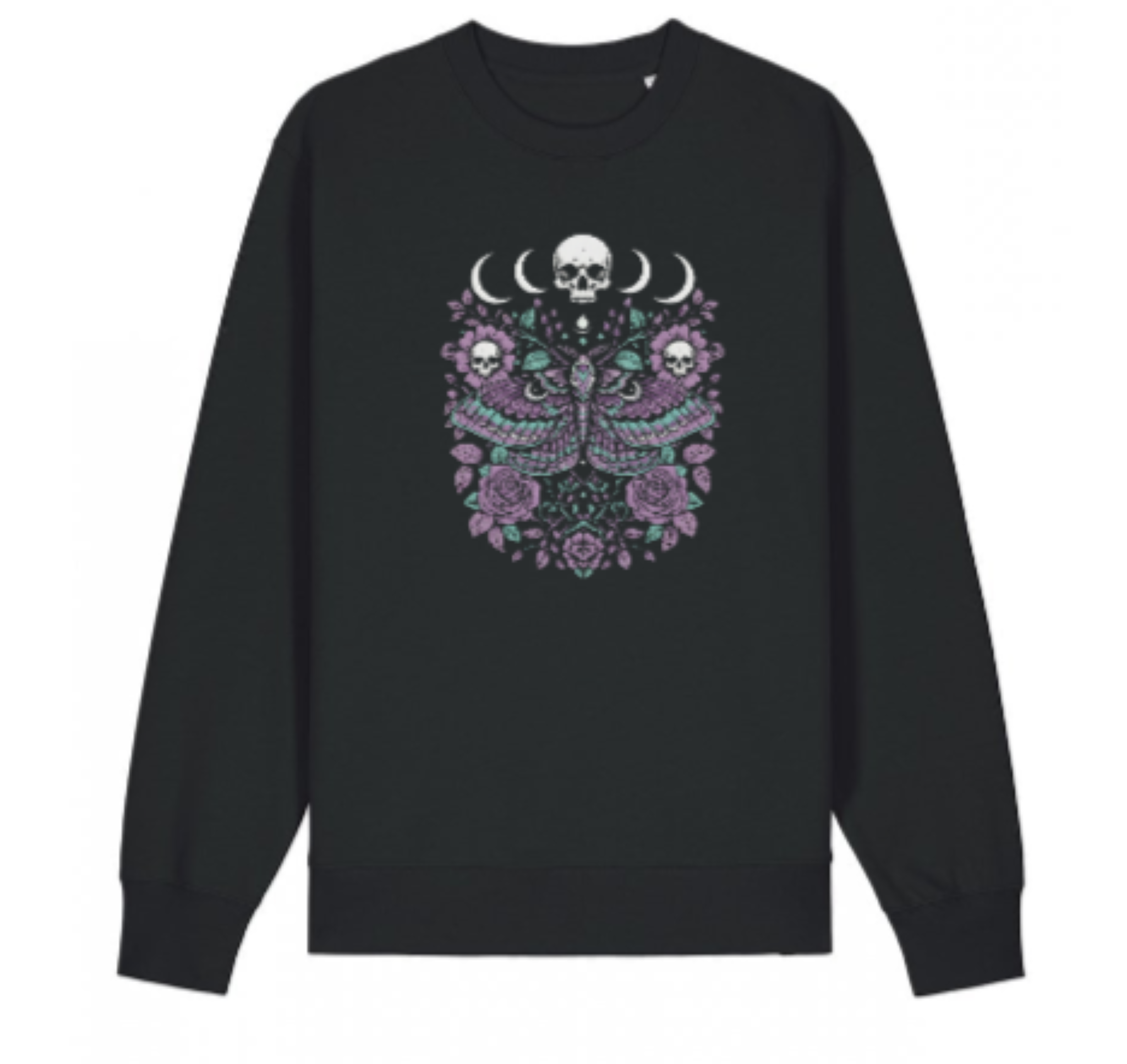 Death Moth Sweatshirt in Black