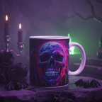 Neon Skull Mug Lifestyle