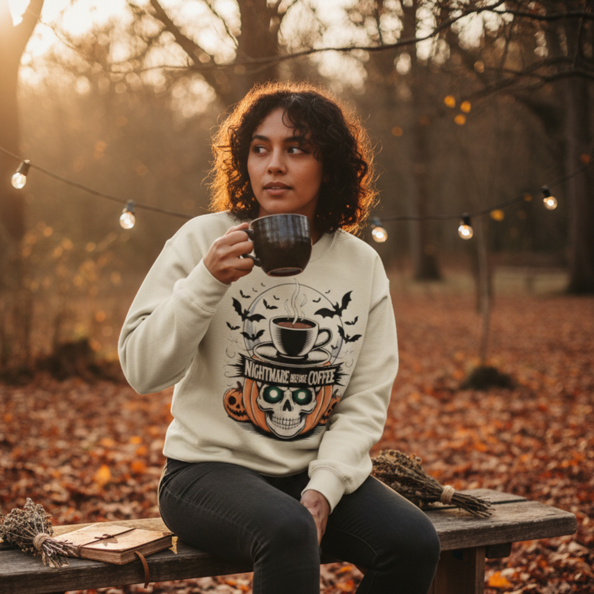 Nightmare Before Coffee lifestyle image