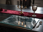 Ouija Board Glass Placemat & Chopping Board - Halloween Occult Decor