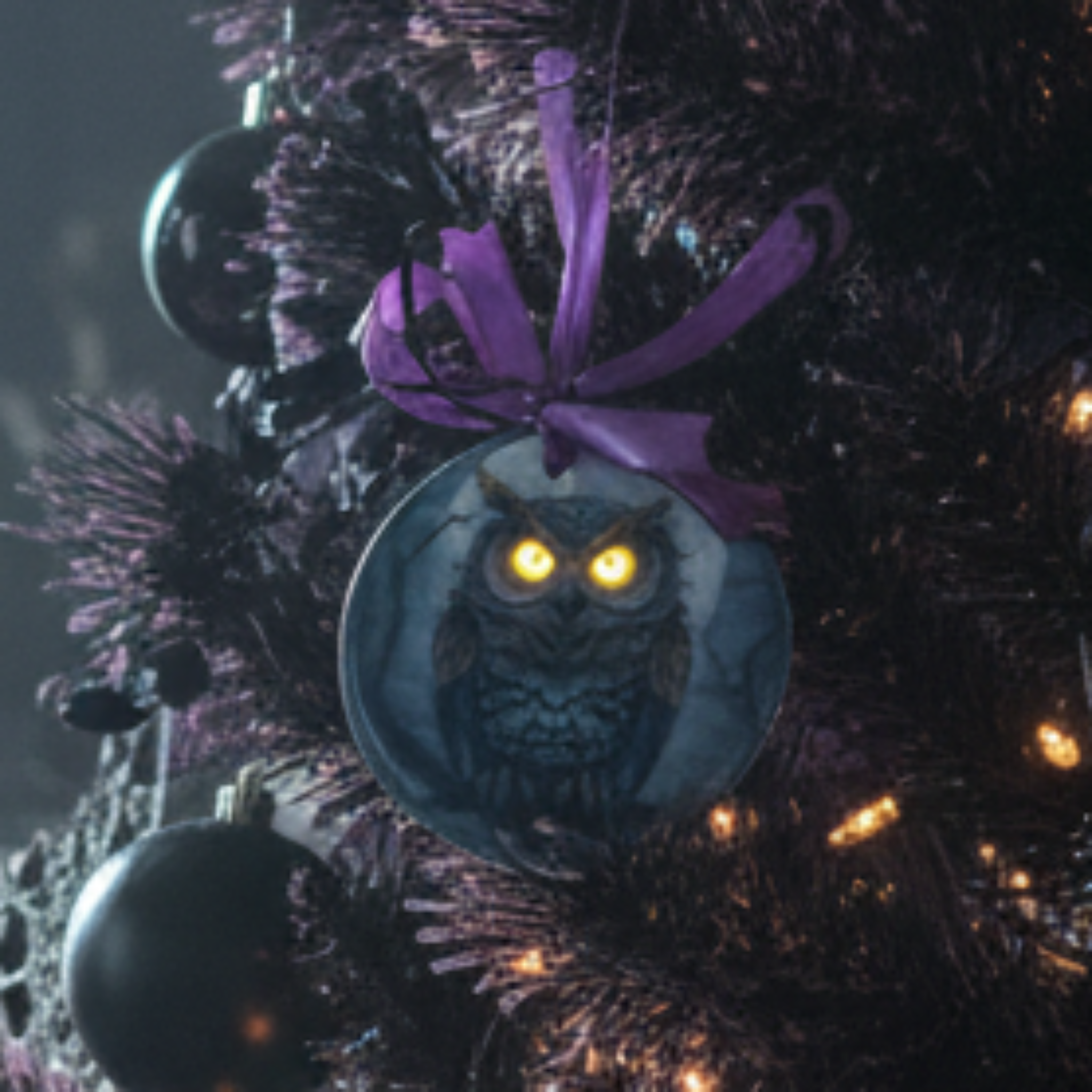 Owl Ceramic Ornament Lifestyle