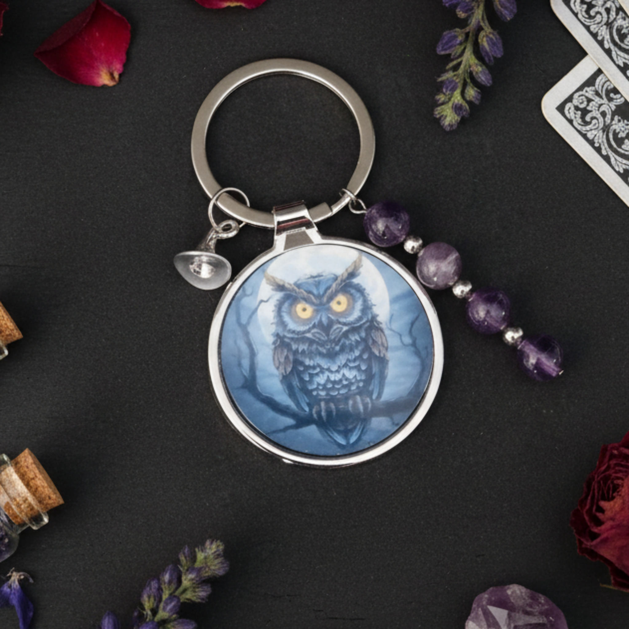 Owl Keyring Lifestyle Image