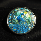Peacock Pin Badge