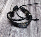 Pentagram bracelet presented in a black gift box