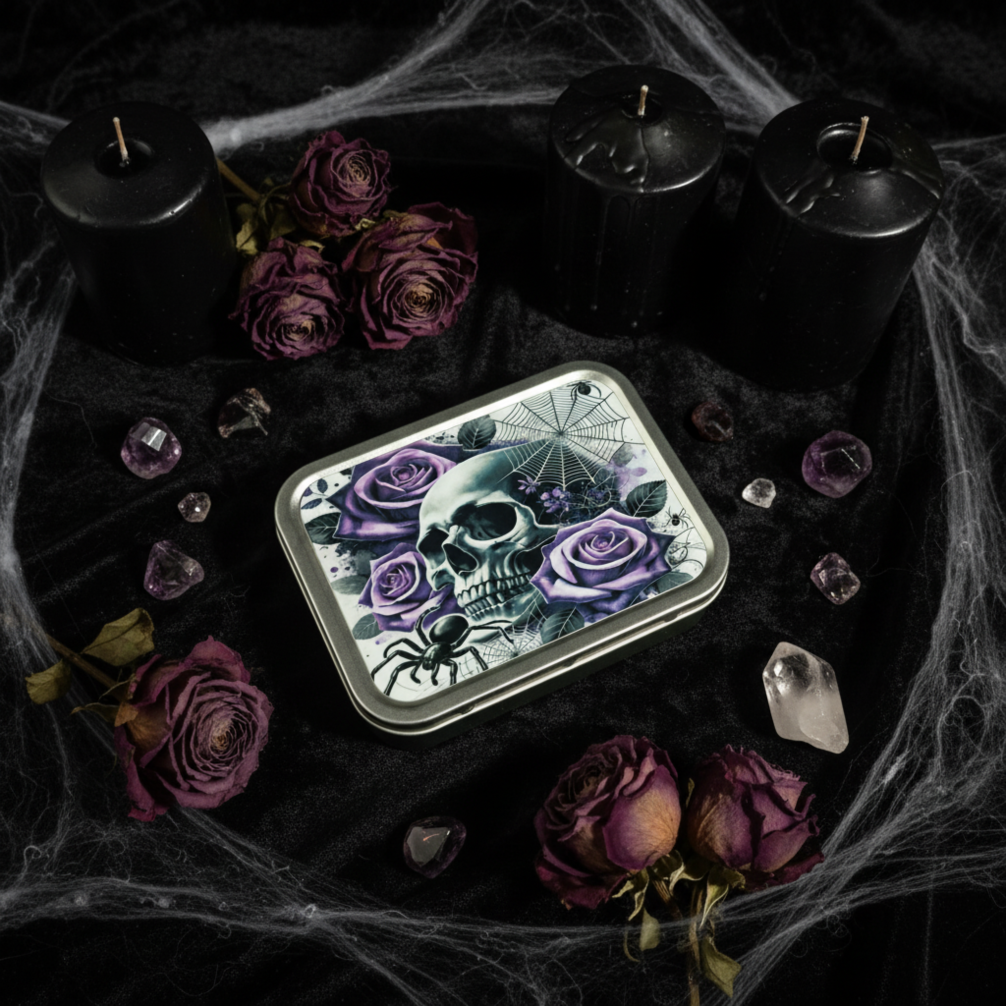 Skull and Spider Tin Lifestyle 2