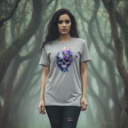 Skull & Flowers Grey Lifestyle