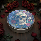 Skull Gothic Storage Tin
