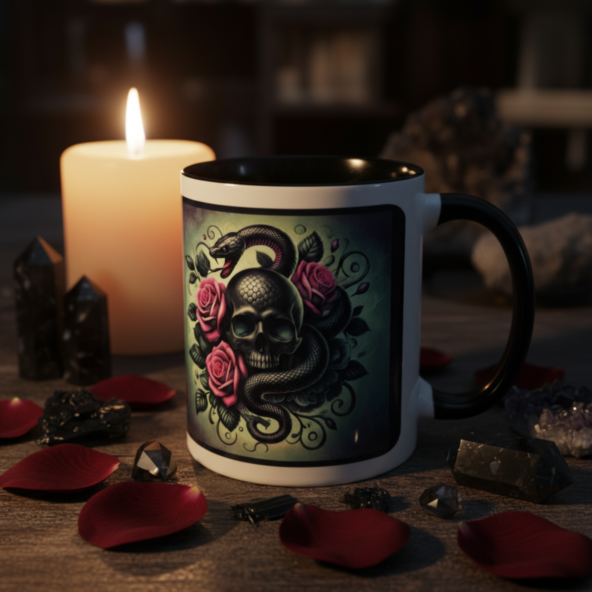 Snake and Skull Mug Lifestyle 2