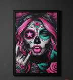 Sugar Skull Star — Lifestyle Wall Art