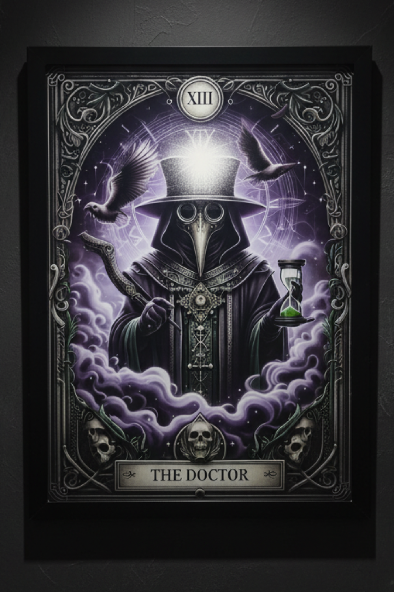The Plague Doctor — Wall Mockup