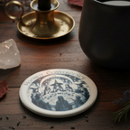 Witch Ceramic Coaster Lifestyle